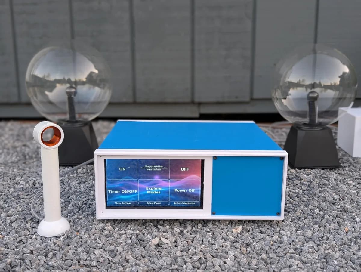 PhiRay — a plasma-console healing device