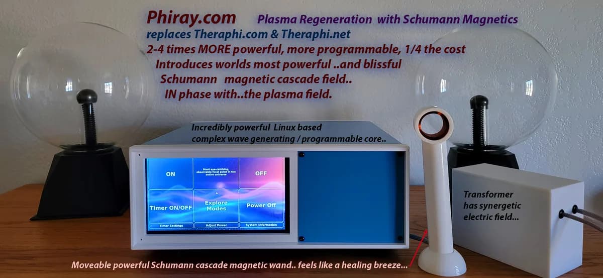 Theraphi — the plasma-tube regeneration setup